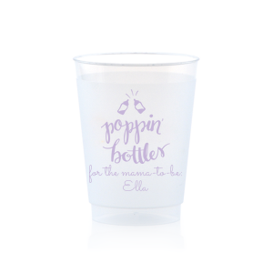Get the party started with the Poppin' Bottles Cup! Featuring spritzing bottles and a lively script, this design screams celebration. Perfect for those unforgettable moments where champagne pours and joy abounds.