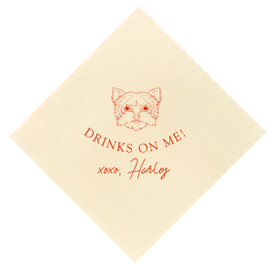 Your wedding isn't complete without your Yorkshire Terrier! Personalize your wedding party accessories with clipart of your cute Yorkshire Terrier. 