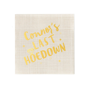 Meet our new personalized Cowgirl Bachelorette with amazing Last Hoedown graphics, designed just for you! Showcase your style in every detail of your party's theme!