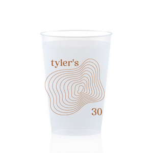 Minimal and chic, this birthday cup can be customized with your name and the age you are turning. 