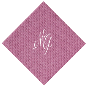 Custom Woven Ocean Woven Cocktail Napkin with Matte White Foil will impress guests like no other. Make this party unforgettable.