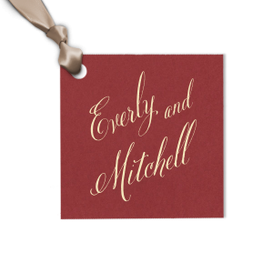 Our custom Fancy Names Luggage Gift Tags with imprint foil are sure to impress your guests. Personalize your party's theme in a stylish & creative way today!