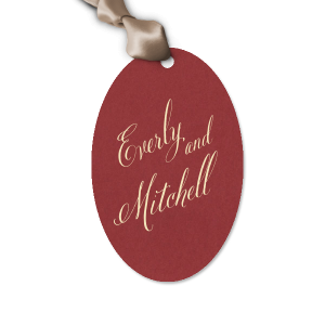 Our custom Fancy Names Luggage Gift Tags with imprint foil are sure to impress your guests. Personalize your party's theme in a stylish & creative way today!