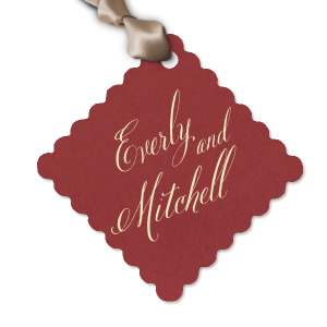 Our custom Fancy Names Luggage Gift Tags with imprint foil are sure to impress your guests. Personalize your party's theme in a stylish & creative way today!