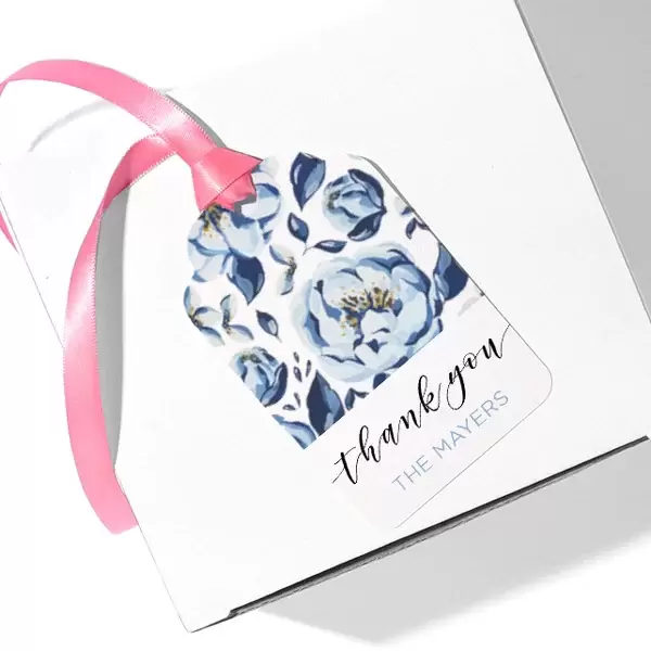 Round Arch Gift Tag (Photo)