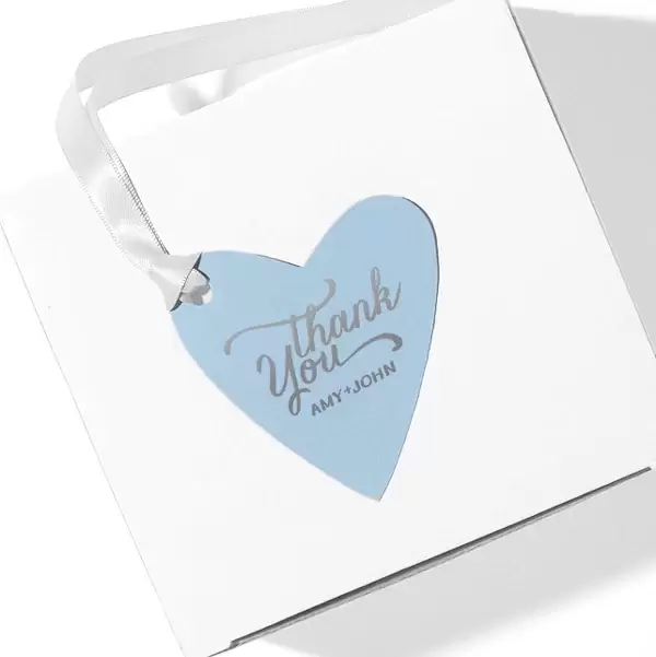 Large Heart Gift Tag (Foil)