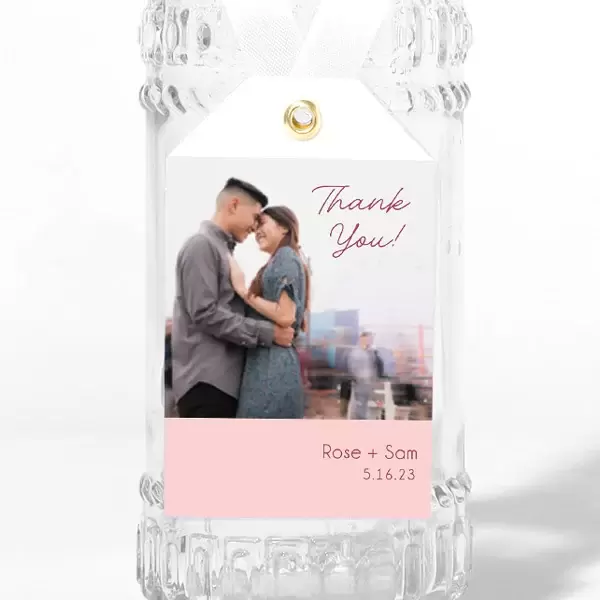 Wine Bottle Gift Tag (Photo)