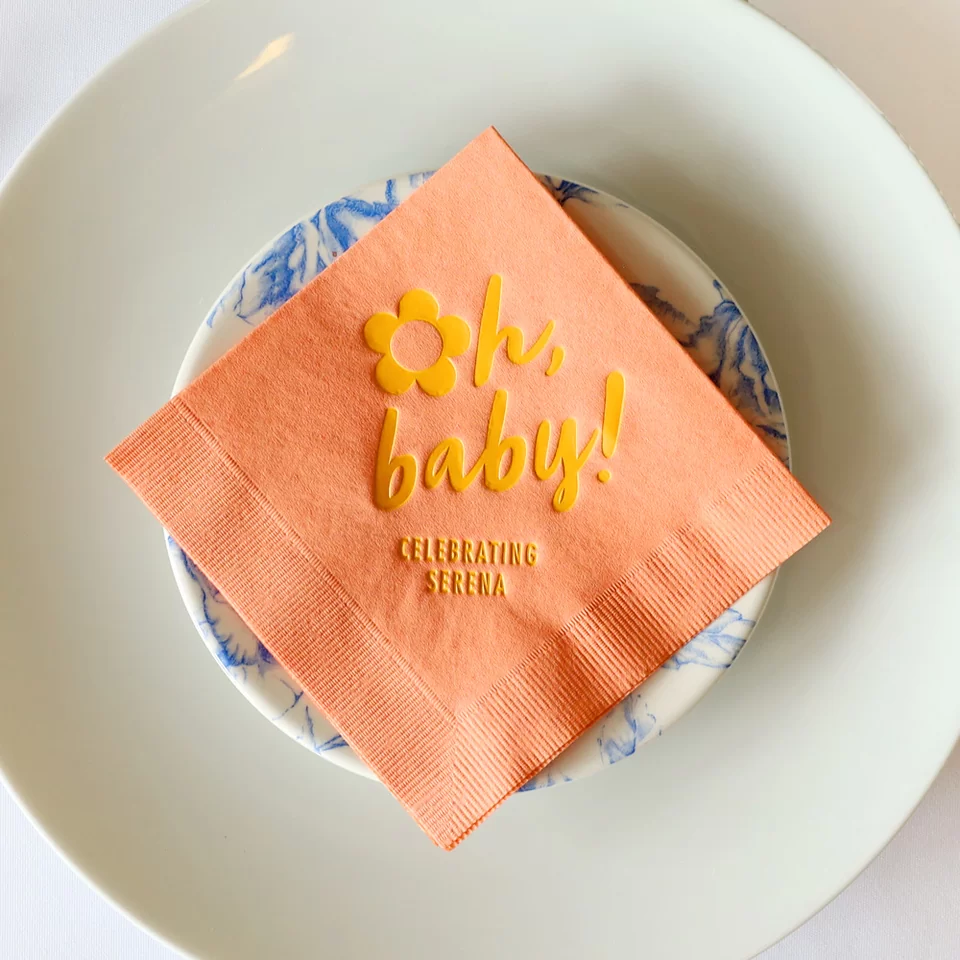 Hinterland Honeymoon Oh Baby! Napkin