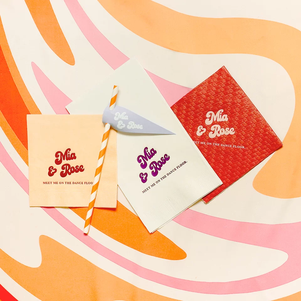 Mod Mediterranean Retro Guest Towel