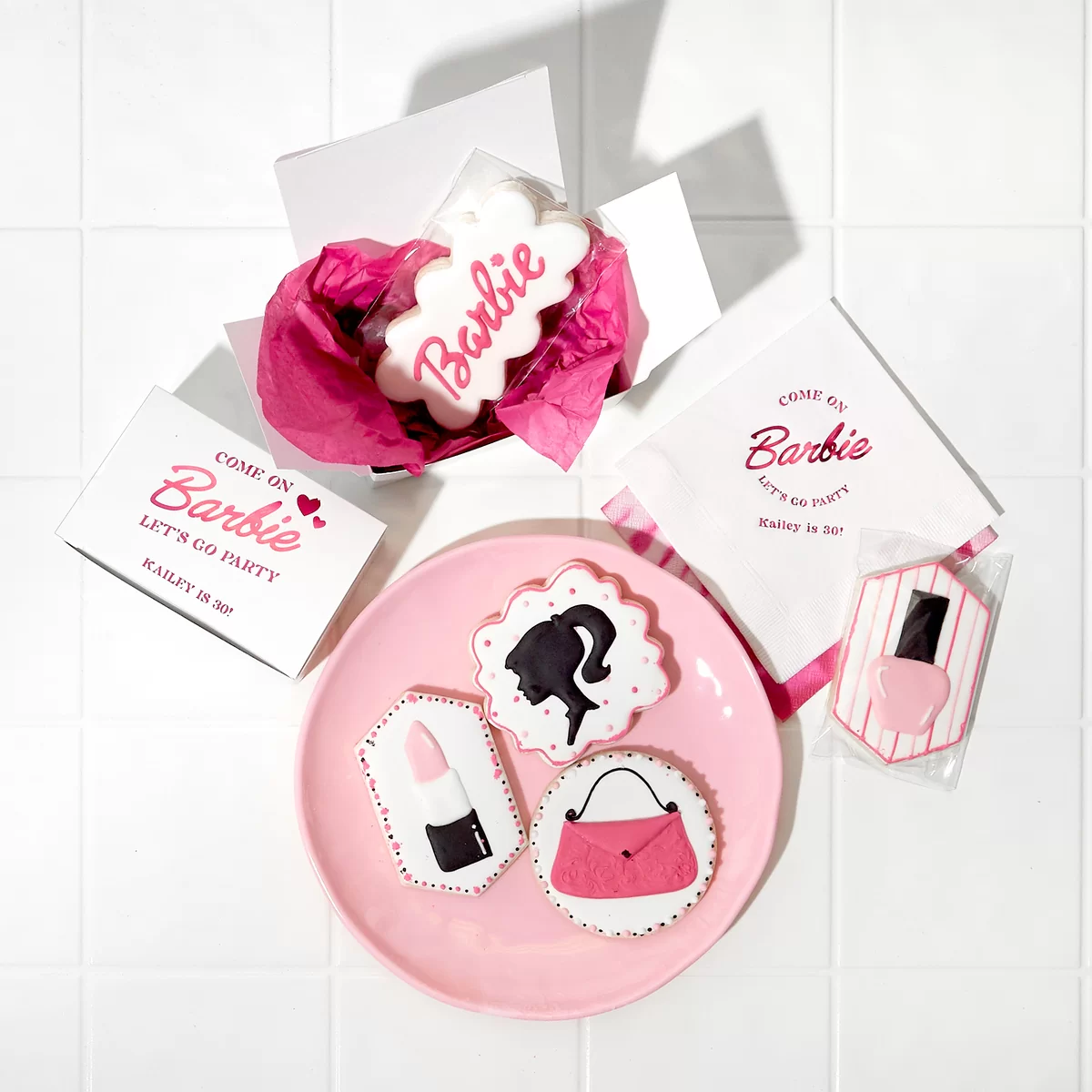 Barbie Birthday Napkin