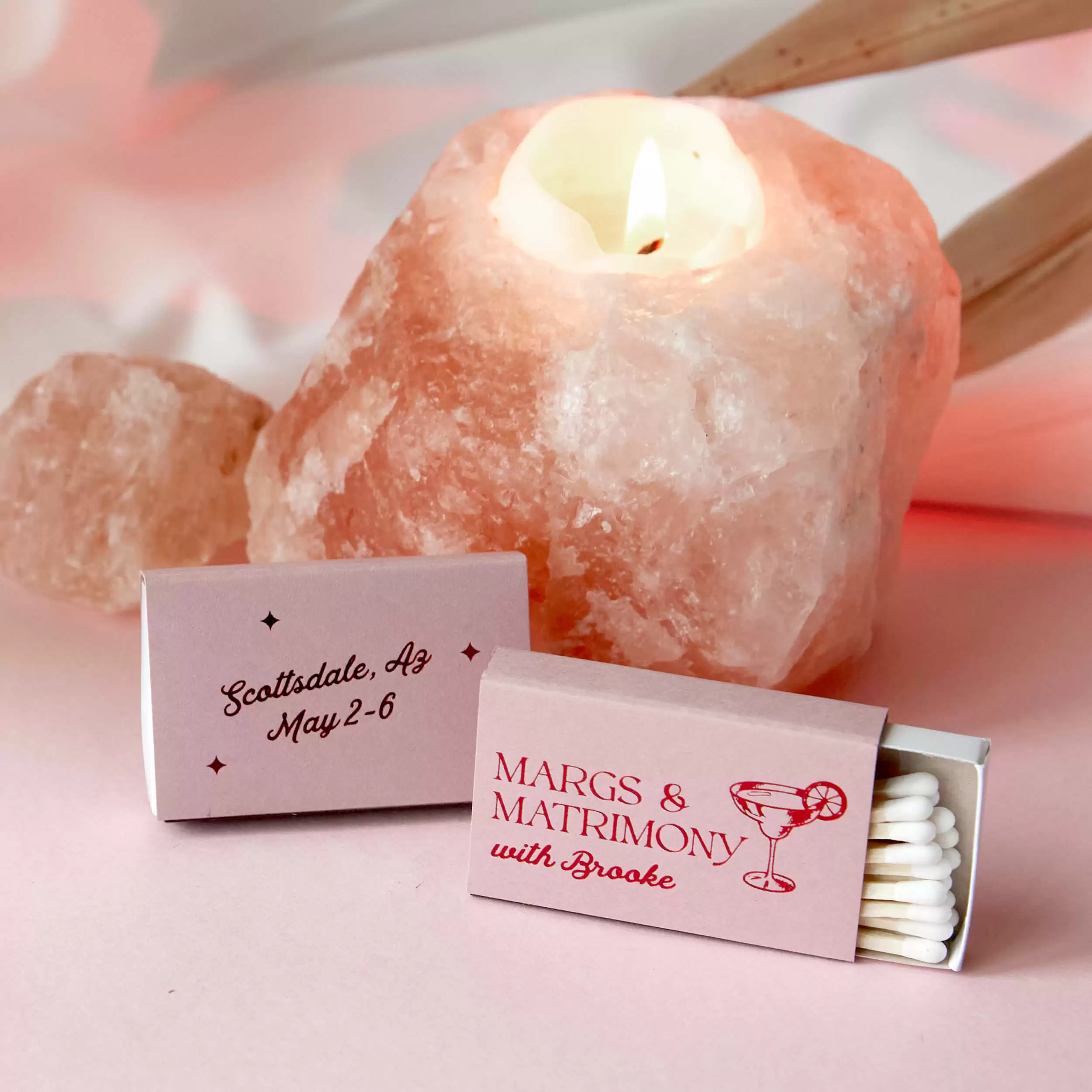Margs and Matrimony Bachelorette Party Matchbox