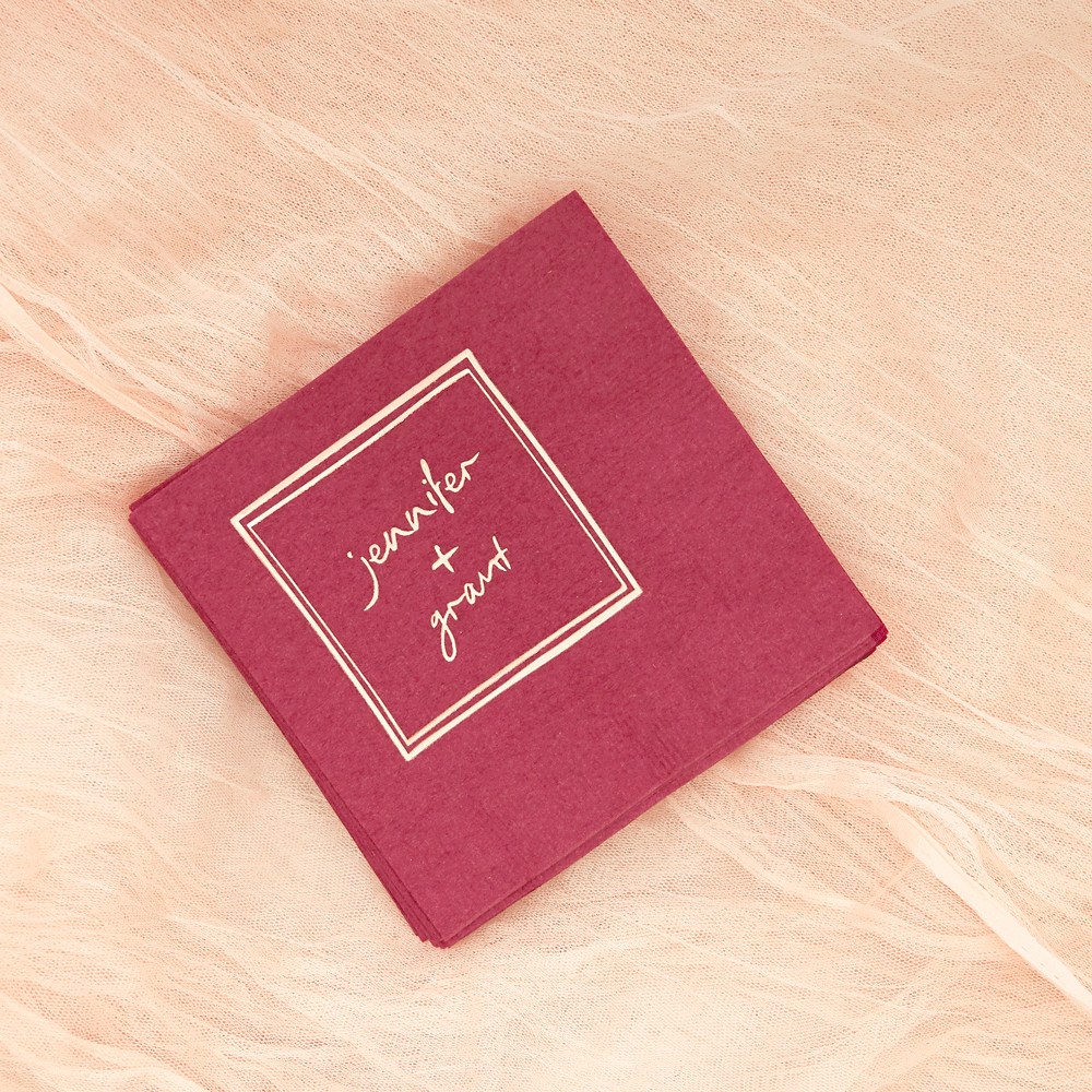 Kitchy Cocktail Hour Pyramid Toast Napkin