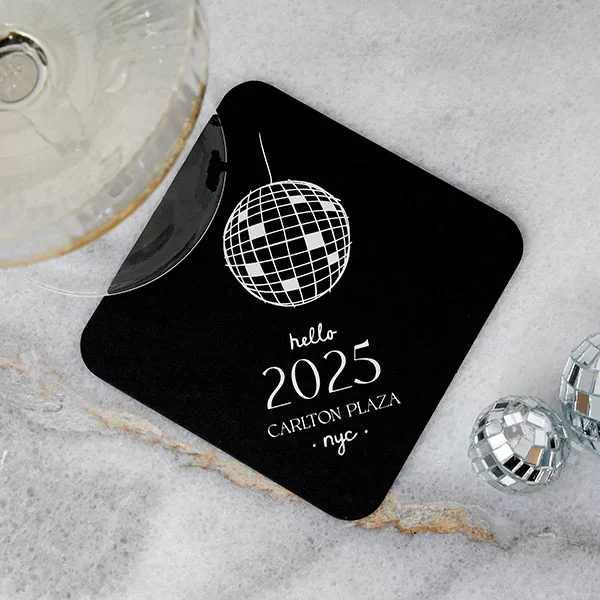 Hello New Year 2026 Coaster