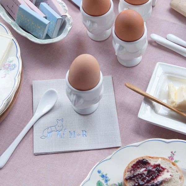  Cottagecore Fox Initials Napkin 