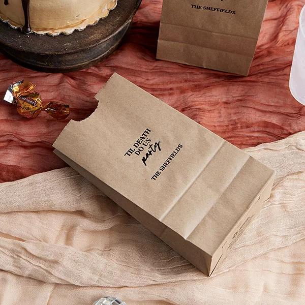 party bag with 'Til Death Do Us Party 