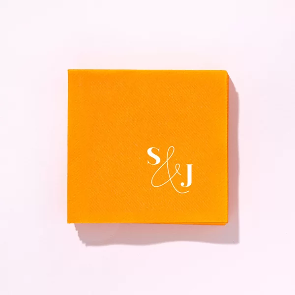 Bold & Modern Initials Napkin