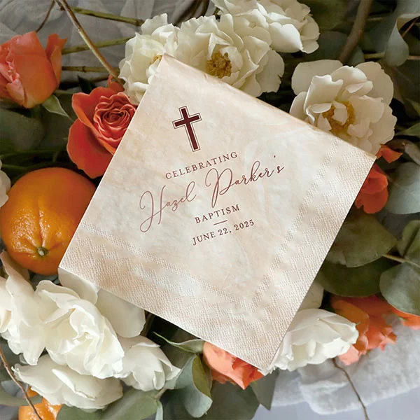  Celebrating Baptism Napkin