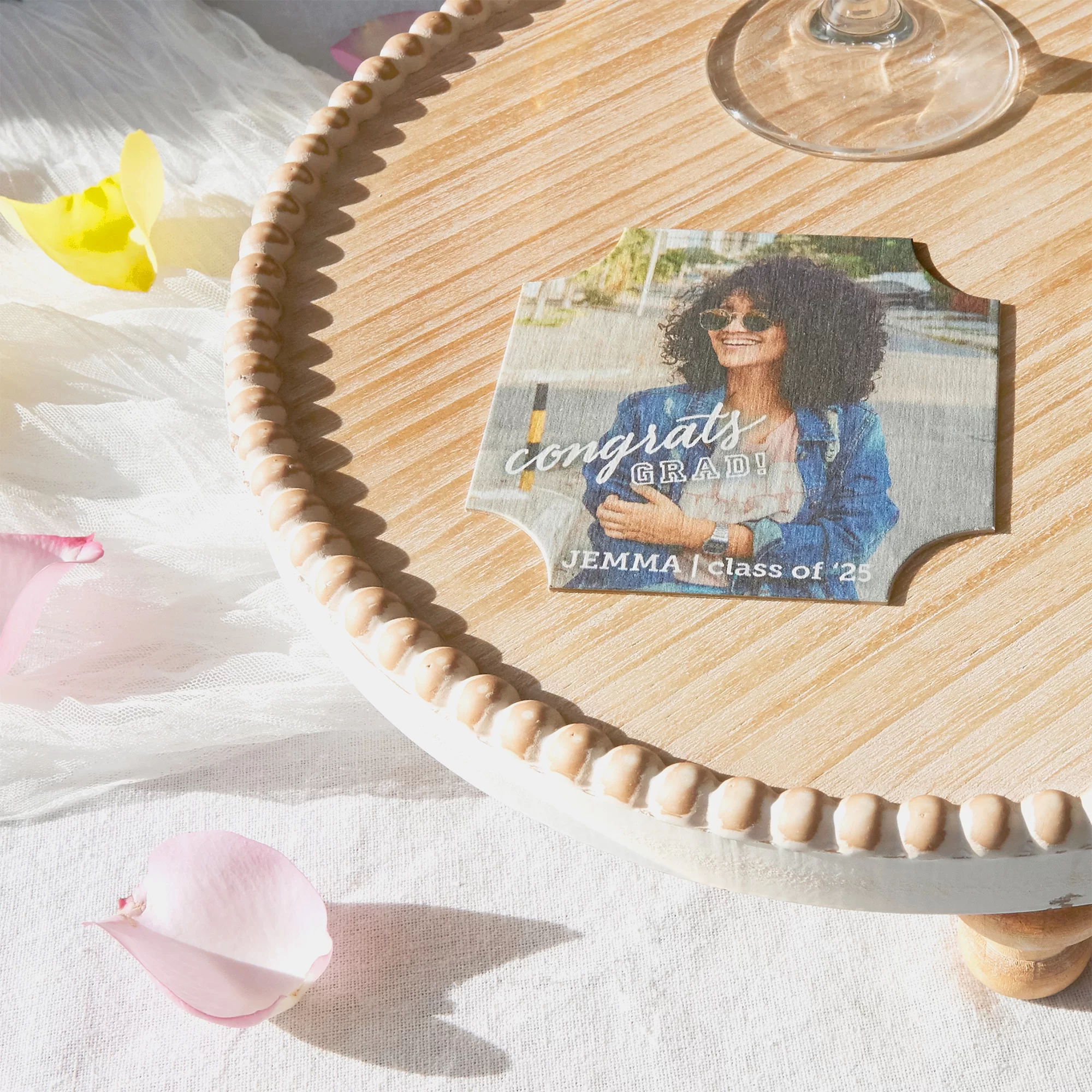 Custom Photo Graduation Coaster