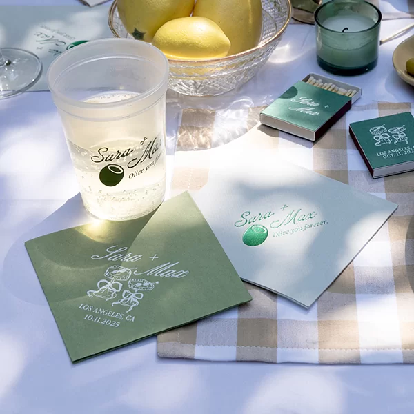 Olive You Forever Napkin 