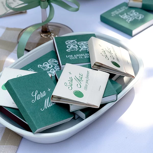  Olive You Forever Matchbook