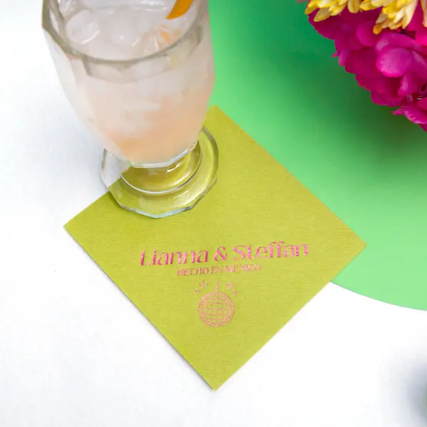 Disco Sparkle Wedding Cocktail Nap