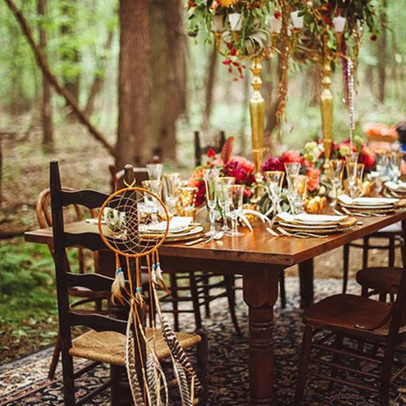 Woodland Wedding Tablescape