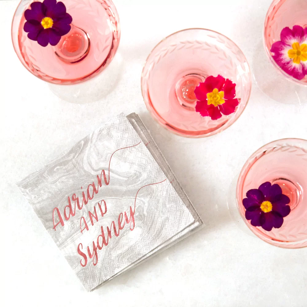 floral rosewater lemonade cocktail recipe