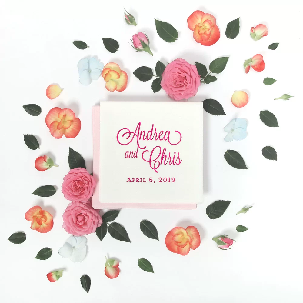 popular wedding napkins 2019