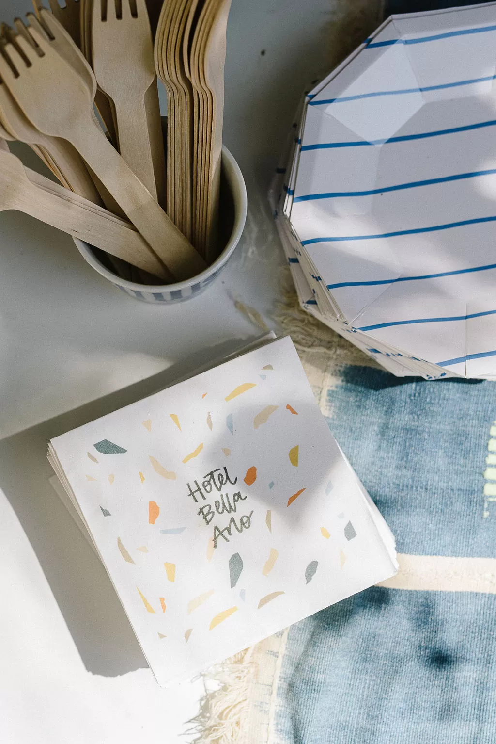 personally designed full color custom party napkins