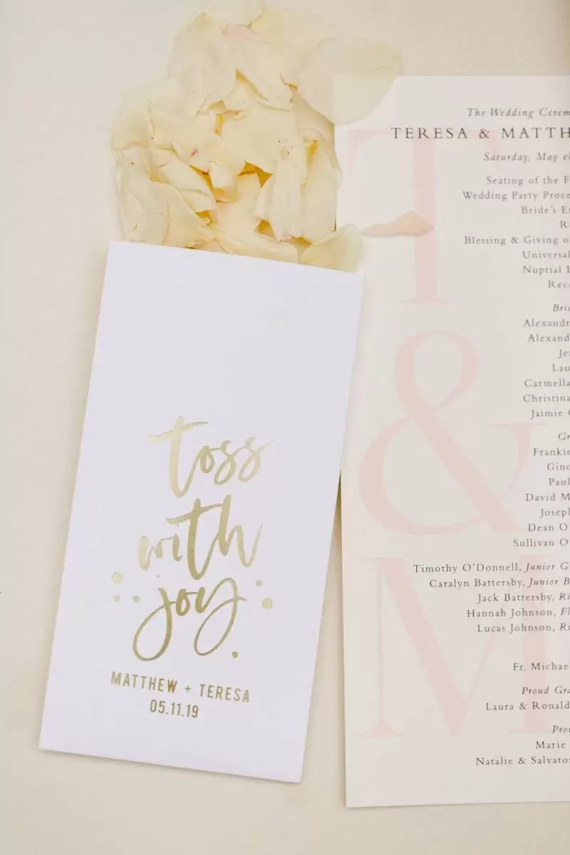 gorgeous custom designed flower petal bags 