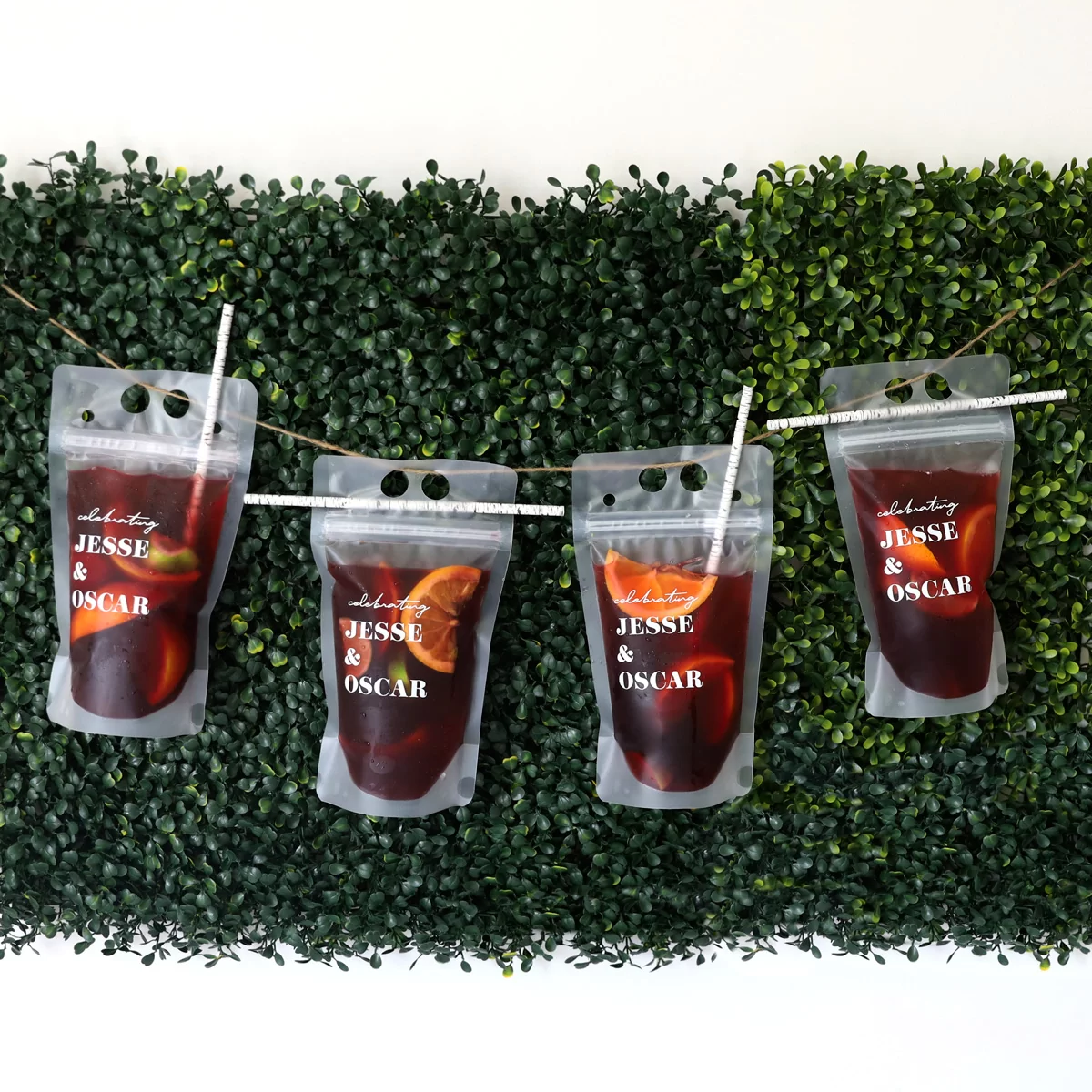 custom drink pouches from for your party