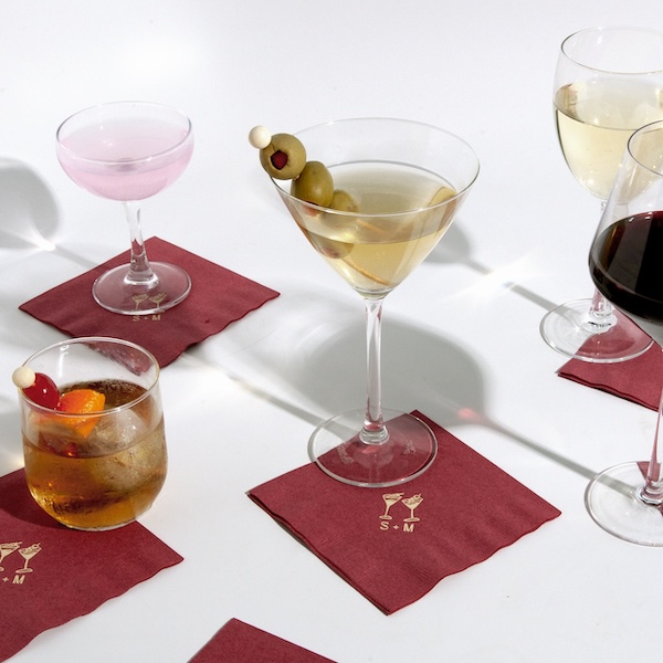 Martini Cocktail Napkins