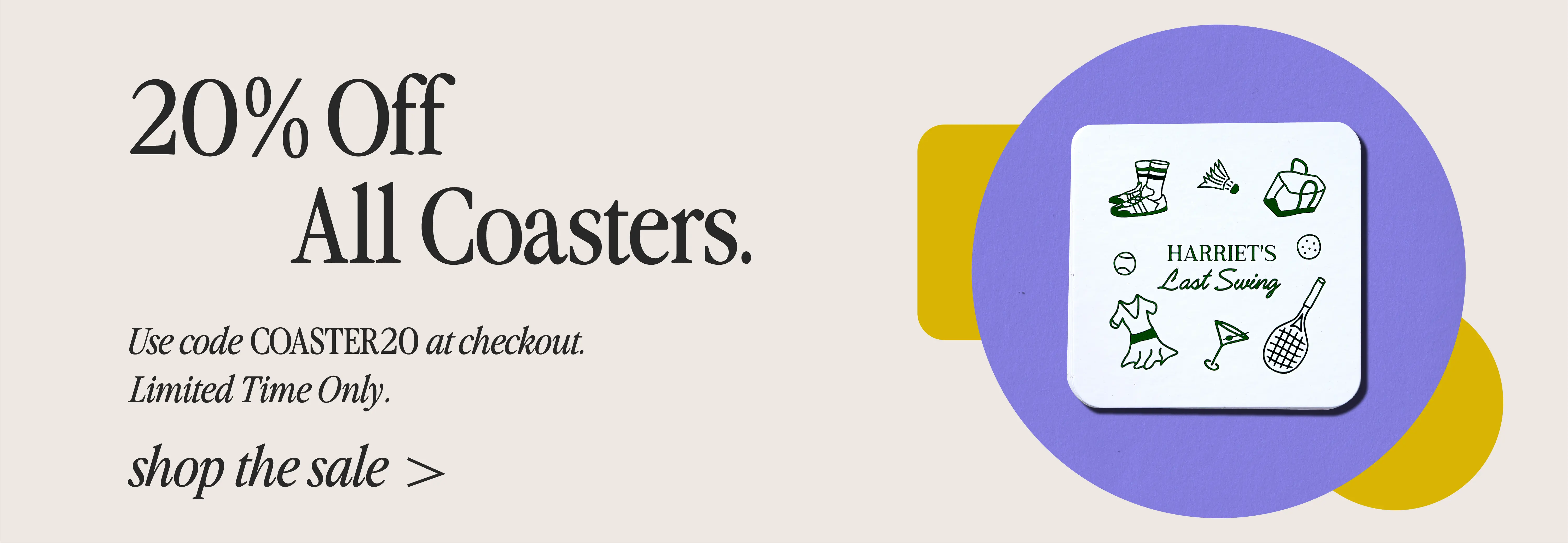 Coaster Banner