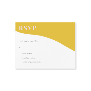 The ever-popular Full Color RSVP Card with Matte Black Ink will impress guests like no other. Make this party unforgettable.