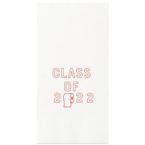 ForYourParty's personalized White Guest Hand Towel with Shiny Poppy Foil has a 2 Toilet Paper Rolls graphic and is good for use in Home themed parties and couldn't be more perfect. It's time to show off your impeccable taste.