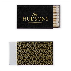 Introducing the Family Name Art Deco Pattern Match, where Art Deco charm meets personalized elegance. The front features your family name in a refined font, while the back celebrates symmetry with its mesmerizing geometric pattern. Perfect for adding a touch of sophistication to events or as a chic home accessory.