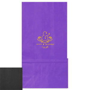 Our custom White Gloss Goodie Bag with Matte White Foil has a Floral Accent Ampersand graphic and is good for use in Couple and Wedding themed parties and are a must-have for your next event—whatever the celebration!