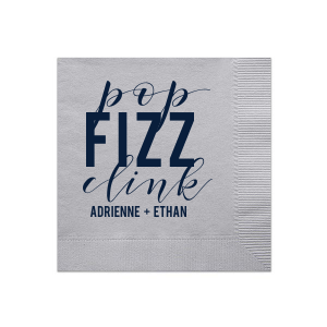 Custom White Cocktail Napkins with Bleed with Shiny 18 Kt Gold Foil couldn't be more perfect. It's time to show off your impeccable taste.