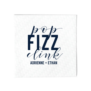 Custom White Cocktail Napkins with Bleed with Shiny 18 Kt Gold Foil couldn't be more perfect. It's time to show off your impeccable taste.