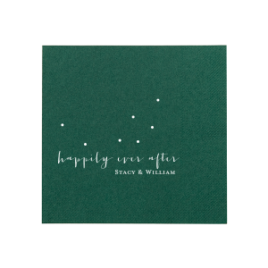 Our custom Tiffany Blue Cocktail Napkin with Shiny 18 Kt Gold Foil are a must-have for your next event—whatever the celebration!