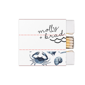 Our beautiful custom White Classic Custom Photo Matchbox with Matte Black Ink Digital Print Colors and Matte Fuchsia Ink Digital Print Colors has a Wave Accent graphic and is good for use in Travel, Beach/Nautical, Father's Day themed parties and can't be beat. Showcase your style in every detail of your party's theme!