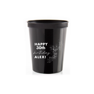 Our personalized Orange to Red 16 oz Color Changing Cup with Matte White Ink Cup Ink Colors has a Galaxy Dust graphic and is good for use in Organic, Stars themed parties and will add that special attention to detail that cannot be overlooked.