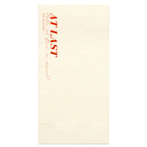 Modern At Last Napkin Classic Paper Guest Towel (Foil)