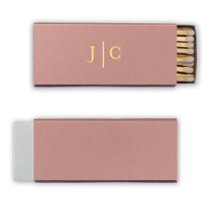 Our beautiful custom Framed Initials Match will impress guests like no other. Make this party unforgettable.