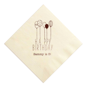 ForYourParty's chic Light Coral Luncheon Napkin with Shiny Merlot Foil is good for use in Birthday, Kid Birthday themed parties and can't be beaten. Showcase your style in every detail of your party's theme!