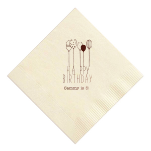 ForYourParty's chic Light Coral Luncheon Napkin with Shiny Merlot Foil is good for use in Birthday, Kid Birthday themed parties and can't be beaten. Showcase your style in every detail of your party's theme!