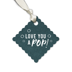 The ever-popular Peacock Scalloped Gift Tag with Matte Ivory Foil will add that special attention to detail that cannot be overlooked.