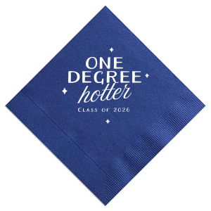 ForYourParty's chic Dark Navy Cocktail Napkin with Matte White Foil has a Sparkles 4 graphic and is good for use in Wedding themed parties and will look fabulous with your unique touch. Your guests will agree!