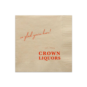 The Classic Bar Logo Coaster features bold typography, welcoming phrasing, and a playful citrus icon for a cheerful tabletop accent. Add it to refresh your bar setup and make guests feel instantly at home. Great for happy hours or casual entertaining.