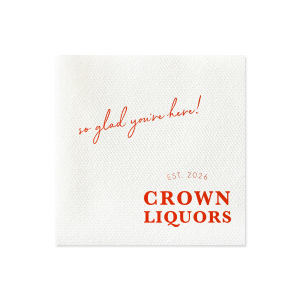 Transform your gathering with the Classic Bar Logo, where your last name stars in a vintage bar logo. Its warm message welcomes guests, turning your party into a nostalgic, friendly bar scene full of camaraderie and cheer.